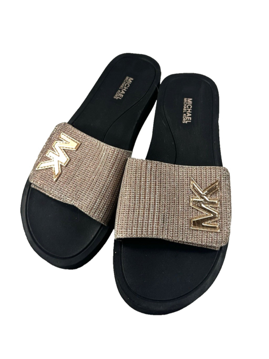 Michael Kors Shoes - Michael Kors MK Logo Slide Sz 8 Sandals